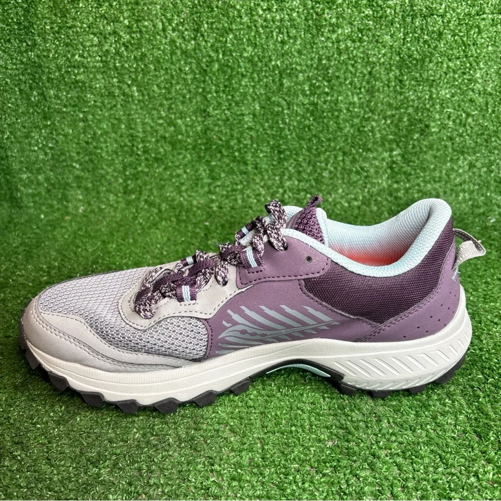 Saucony Excursion TR15 Womens Gray Purple Running Shoes Size 8 - Worn Once - Picture 7 of 12